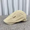 Novo Boina de Inverno Masculina Britânica Retrô Casual Moda Chapéu Feminino Versátil Meia-Idade e Idosos Chapéu Frontal Atacado