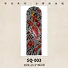 Adesivos de Tatuagem para Braço Inteiro, Novo Estilo Transfronteiriço, À Prova d'Água e Resistente ao Suor, Combinação de Flores de Estilo Japonês Clássico de Imitação para Braço, Tatuagem Temporária Colorida para Braço Inteiro