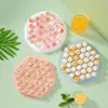 Molde caseiro de hóquei no gelo molde de cubo de gelo congelado caixa de gelo de geladeira bandeja de gelo esférica caixa de bandeja de gelo doméstica caixa de gelo