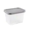 Caja para Conservar Cebolleta Fresca de Plástico Cuadrada para Ingredientes con Tapa Caja de Almacenamiento Drenante para Refrigerador Jengibre Ajo Fruta Conservación Fresca