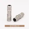 Sino de Metal Pendurado Cilíndrico Padrão H Tubo Reto Fivela de Ponta de Cordão Liga Galvanizada Fivela de Ponta de Cordão de Calça Jin Da Acessórios para Vestuário