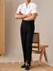 Pantalones Casuales de Vestir para Hombre, Corte Recto Delgado, Resistentes a las Arrugas, No Necesitan Planchado, Estilo de Negocios Casual, Caída Avanzada, Modernos