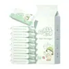 Mini Toallitas Húmedas, Toallitas Húmedas Mini Portátiles para Estudiantes y Bebés, Mini Toallitas Húmedas Especiales para Limpiar Manos y Boca al Salir
