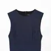 2025 Comercio Exterior Transfronterizo Estilo Europeo y Americano Venta al por Mayor Color de Verano Bloque de Color Cuadros Grandes Capas Decorativas Vestido Corto