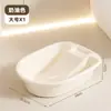 Bacia de Lavar para Casa Espessa Integrada Bacia para Lavar o Rosto de Dormitório Estudantil Tamanho Grande Bacia com Tábua de Esfregar para Lavar Rosto Roupas Íntimas Meias Roupas de Bebê
