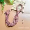 Kit de Materiales para Ensartar Cuentas de Uva Multisemilla, Cuerda para Colgar en el Coche, Cadena para Teléfono DIY, Llavero, Productos Semiacabados, Venta al por Mayor de Fábrica