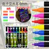 Yueyang Caneta Fluorescente LED para Quadro Caneta de Caracteres Luminosos Fluorescentes Digitais Caneta Sem Pó Tinta à Base de Água Apagável Quadro de Avisos Giz Líquido