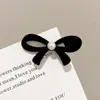 Pinza para el Cabello con Lazo de Terciopelo Rojo para Mujer, Pinza para Flequillo Lateral, Pinza Pequeña de Garra de Princesa, Pinza de Pato para Niños, Accesorio para el Cabello de Año Nuevo