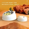 Comedero para hámster, caja de alimentación, comedero de resina para hámster dorado, tazón de acero inoxidable, comedero para pájaros, lista completa de suministros para mascotas