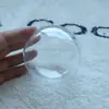 Bola Acrílica sin Agujero para Colgar, Bola de Plástico Hueca, Bola Transparente, Cubierta de Bola Redonda, Bola para Decoración de Regalos al por Mayor