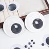 Actividad de bricolaje de protección del medio ambiente con pegatinas adhesivas de dibujos animados para ojos, pegatinas de actividad de bricolaje en blanco y negro para niños, transfronterizas