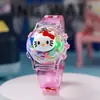 Reloj Musical Luminoso Giratorio al por Mayor en Stock, Reloj de Influencer Tendencia en Tiktok, Reloj de Juguete de Dibujos Animados para Niños
