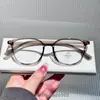 Gafas Cuadradas Anti-Luz Azul Estilo Japonés Tr Xiaohongshu Ultraligeras para Mujer, Disponibles con Graduación para Miopía, Modernas para Caras Grandes, Montura Delgado