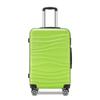 Maleta a juego de colores, Rueda universal silenciosa, Maleta con cremallera doble con patrón ondulado, Trolley para hombres y mujeres con extensión