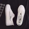 Zapatos de Lona con Suela Gruesa, Encaje de Grulla Blanca, para Mujer, Modelo Nuevo 2026, Zapatos de Malla, Tenis de Verano Finos, Transpirables, que Aumentan la Altura