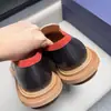 Sapatos Loafers Casuais Femininos Tamanho Grande Jw Cruzamento de Fronteiras 2025 Novo Estilo de Comércio Exterior Britânico Bico Redondo Bloqueio de Cores Salto Baixo