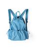 Nova Mochila de Design Nicho Coreano de Grande Capacidade com Cordão Plissada Leve de Nylon Casual para o Dia a Dia e Viagem