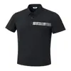 2026 Nova Roupa de Golfe Masculina Camiseta de Manga Curta Verão Proteção Solar Sensação Fresca Gola Reversível Top Camisa Polo