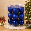2026 Nova Decoração de Natal Bola Ornamento de Árvore de Natal em PVC Vendedor de Sucesso Transfronteiriço da Amazon Bola de Natal Personalizável