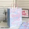 Bolsa de Regalo con Póster Nuevo de Dibujos Animados Original para Compras en Supermercado Tienda Departamental Regalo Asa Conveniente Bolsa de Regalo Conveniente