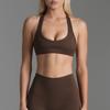 Sujetador Deportivo Transfronterizo de Verano con Sensación de Piel al Descubierto, Escote Halter, Tira Trasera Hermosa, Almohadilla para el Pecho, Ropa de Yoga, Sujetador Sexy con Espalda Hermosa