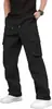 Pantalones de Trabajo Casuales Multibolsillos de Comercio Exterior Transfronterizo para Hombre, Nuevo Estilo Primavera/Verano/Otoño, Pantalones Largos Rectos Holgados, Al por Mayor en Stock