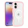 Adequado para Capa de Celular Apple 17 Big Wave Iphone16/15Promax Capa Protetora Magnética Transparente Anti-Queda