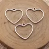 Pingente Coração Vazado Prata Antiga 19x18mm 0.44g Acessório Vintage Mais Vendido