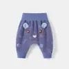Pantalones de Felpa para Bebé para Otoño e Invierno, Ropa Exterior Delgada con Felpa Integrada para Bebés, Pantalones de Algodón con Fondo Amplio para Niños y Niñas, Pantalones Térmicos para Niños Pequeños