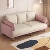 Sofá de Tela Nórdico, Plegable, Multifuncional, Sencillo, Adecuado para Apartamentos Pequeños, Sala de Estar, Alquiler, Sofá Cama Perezoso, Doble Uso, Persona Soltera