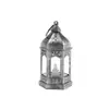 Lámpara de Linterna Pequeña Retro Nueva Transfronteriza Vela Electrónica LED Lámpara de Aceite Decoración Creativa de Atmósfera Regalo Lámpara de Viento Linterna de Caballo
