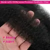 Giro Afro Cabello Africano Rasgado a Mano Oruga Peluca Fibra Química Trenzado de Giro Cabello de Resorte Giro en Espiral Cabeza