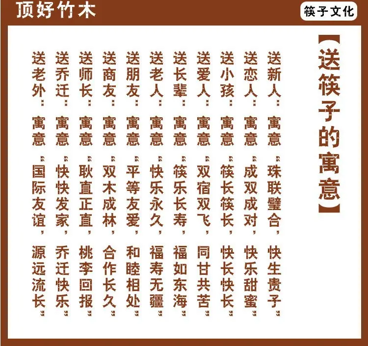 送筷子寓意
