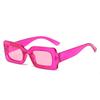 Nuevas Gafas de Sol Transfronterizas 2023 para Hombre, Gafas Grandes y Gruesas Tipo Caja, Protección Solar y Sombra, Simples y Combinables, Gafas de Color Caramelo para Mujer