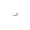 Anillo de plata mate cepillado para mujer, estilo simple, frío, ligero, de lujo, de alto nivel, diseño de nicho, anillo exagerado