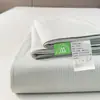Uso Cuatro Estaciones, Dormitorio Estudiantil, Estilo Muji, Sencillo, Algodón Puro, Teñido en Hilo, Grado Materno e Infantil, Juego de Sábanas de Algodón Lavado de Tres Piezas