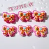 Accesorios de Resina al por Mayor Materiales para Accesorios DIY Pegamento Crema Accesorios para el Cabello Base para Flores de Zapatos Papelería Lazo Grueso con Forma de Corazón