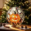Decoração de pendurar bola de cristal fantasma de Halloween, best-seller transfronteiriço, decoração de janela de acrílico fantástica, ornamento de atmosfera para pendurar na parede de casa