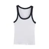 Z Estilo Europeu e Americano Transfronteiriço 2026 Nova Moda Elegante Atacado Feminino Blusa Regata Canelada 3253301