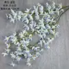 Orquídea Dançarina Oncidium Flor Artificial Fabricante Decoração de Casa Casamento Buquê de Mão Caminho de Corredor Parede de Flores Flor Falsa MW06732