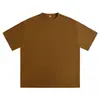 Camiseta de Manga Curta Algodão Puro Pesado 300G Estampa Personalizada LOGO Camisa Cultural Uniforme Classe Empresarial Roupa de Trabalho para Grupo de Festa DIY