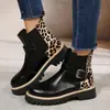 Botas de Couro Femininas Estilo Martin, Tamanho Grande 43, com Solas Grossas e Saltos Robustos, Botas Martin Color Sólida, Fashion e Versáteis para Mulheres