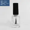 Variedade transparente de especificações formato capacidade arte de unhas com pincel frasco de esmalte de vidro frasco dividido blush frasco vazio em estoque
