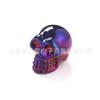 Cabeza de Calavera Tallada de Cristal Compra Transfronteriza de Comercio Exterior Amazon Cabeza Estilo Europeo y Americano Adornos de Cabeza Color Tostado