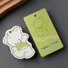 Etiquetas para Ropa Infantil Tienda de Ropa Etiquetas Lindas de Dibujos Animados Certificado Ropa Lista para Usar Etiqueta de Tarjeta Logo de Tarjeta Tarjeta Colgante Personalizada
