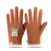 Luvas de Veludo Austríaco Quentes com Forro de Fleece para Outono e Inverno, Esportes de Ciclismo ao Ar Livre, Corta-Vento e Resistentes ao Frio, Fofas de Cinco Dedos para Homens, Mulheres e Crianças