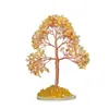 Árboles de la fortuna de amatista natural al por mayor con base de jade y ágata, árbol de cristal para escritorio de oficina, pequeñas decoraciones de estilo chino