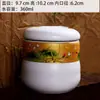 Tarro de Cerámica Retro Estilo Chino para Té, Tarro Sellado Grande de Porcelana Blanca y Celadón para Guardar Té Negro y Té Verde, Directo de la Fábrica Fuente