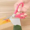 Nuevas Tijeras de Manualidades para Niños, Tijeras de Acero Inoxidable, Tijeras de Seguridad para Cortar Papel, Tijeras Pequeñas con Esquinas Redondeadas de Papelería, Venta al Por Mayor Personalizada