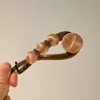 Pinza para el pelo de cuentas estilo coreano para mujer, pinza de tiburón elegante, pinza de torsión, accesorio para el pelo de Yiwu, pasador